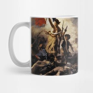 Liberty Leading the people Eugene Delacroix french art Mug